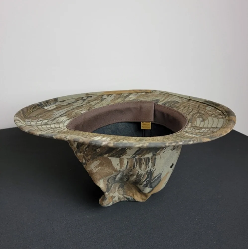 RealTree Size Small Hard‎ Rim Camo Hat - Camouflage Made In USA